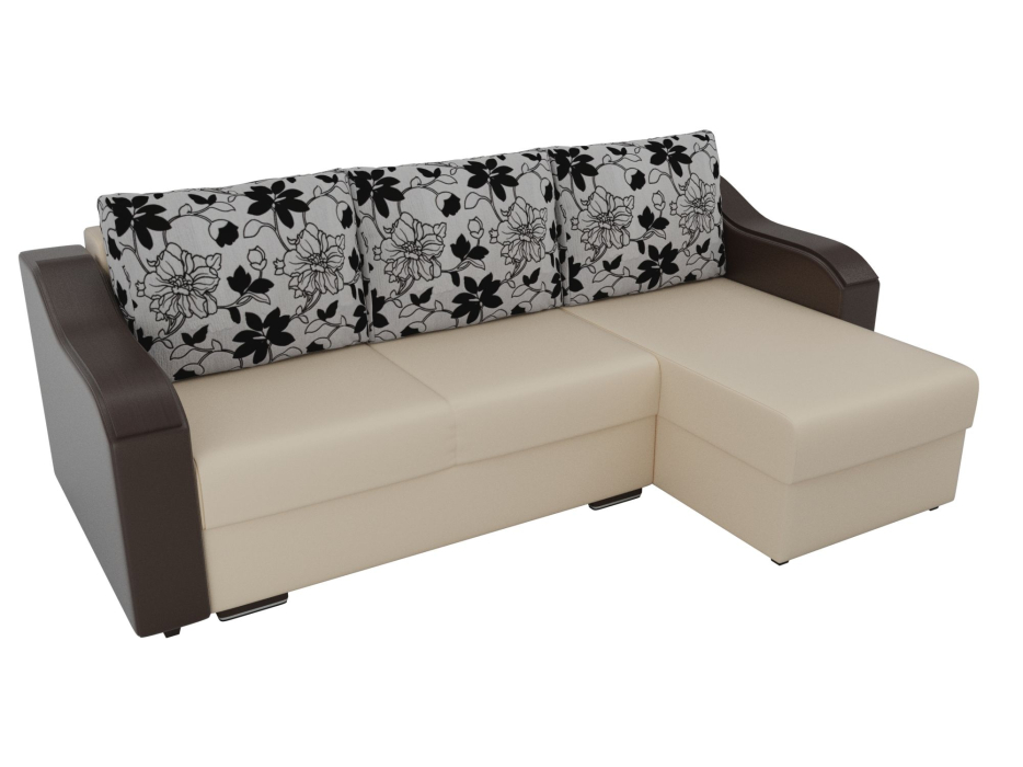 Диваны угловые в гостиную, Диван угловой Монако,эко- кожа,правый угол