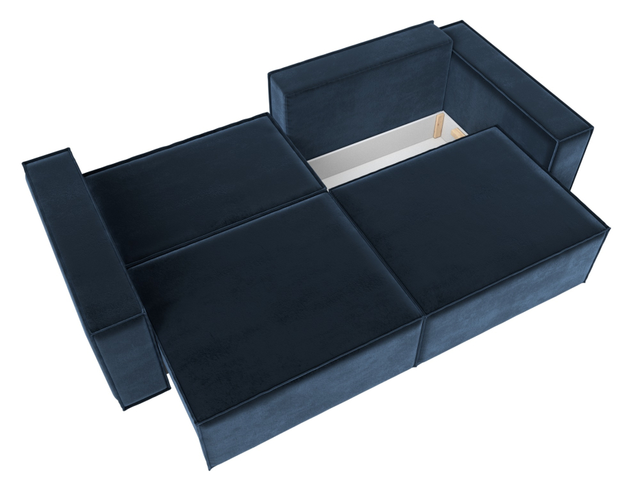 Диваны кровати со спальным местом, Диван прямой Куба, велюр TOWER