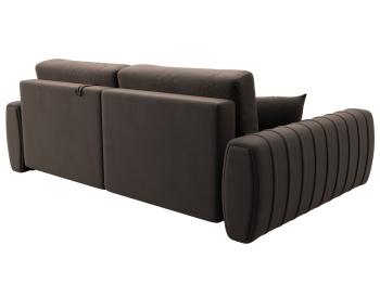 Диван угловой Лига-057 НПБ угол левый, велюр SEVEN