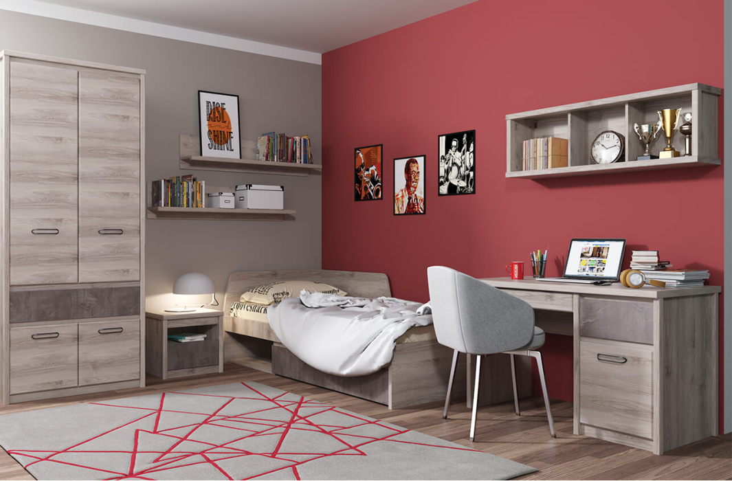 Прикроватные тумбы, Тумба прикроватная 1S, JAZZ