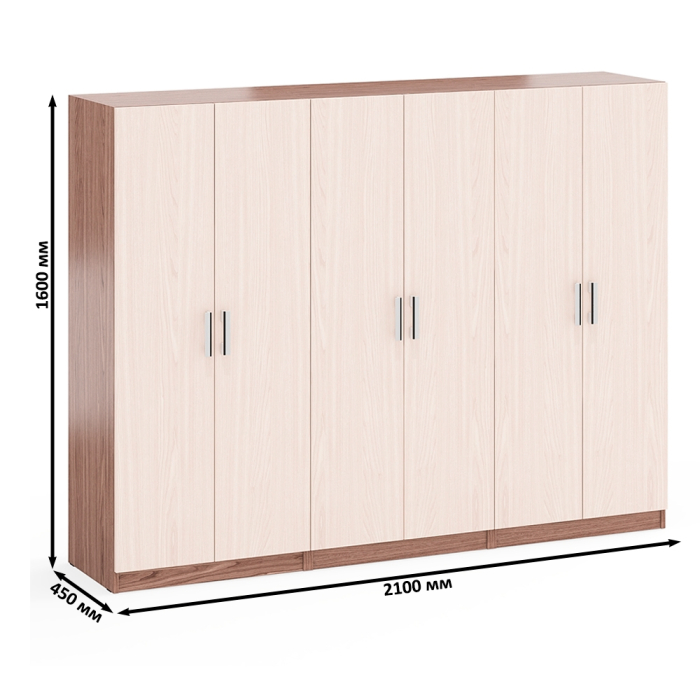 Шкафы двухстворчатые, Шкафы для одежды 3-х дверные СК-9