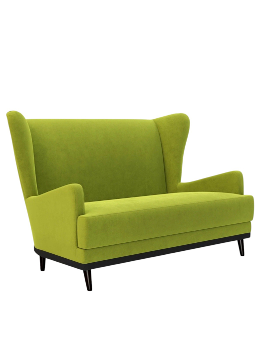 Дизайнерские диваны для гостиной, Диван прямой Вегас, велюр