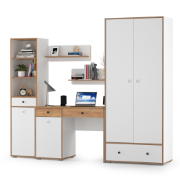 Мебельная стенка в молодёжную комнату Вуди № 23 