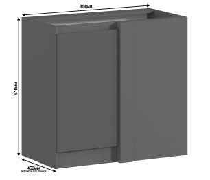 Леон стол приставной 86х82 см