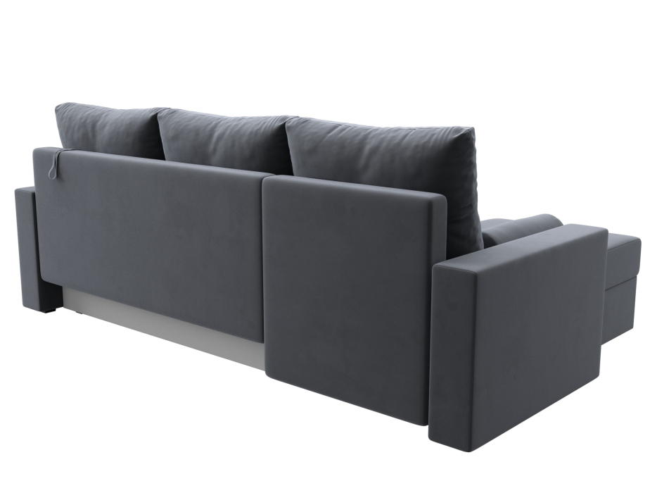 Диваны угловые в гостиную, Диван угловой Верона Лайт левый угол, велюр