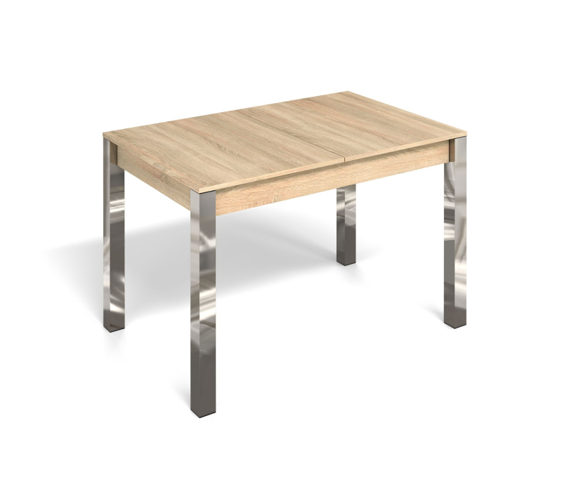 Обеденные столы, Стол обеденный раздвижной Милан-3 опора хром