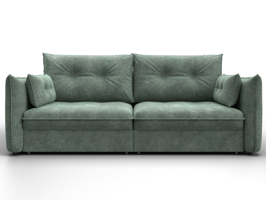 Диваны еврокнижки, Диван прямой Лига-100 НПБ, велюр BRUT