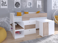 Кровати-чердаки, Кровать-чердак Астра 9 V7 Белый