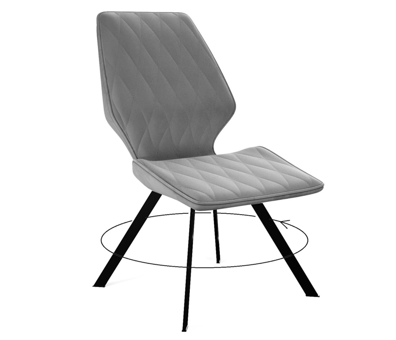 Стулья, Стул DikLine 243 поворотный (опоры черные)(