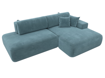 Диван угловой Лига-036 Модерн правый угол, велюр