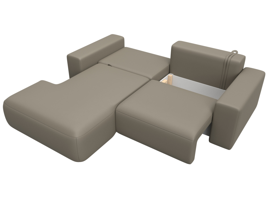 Диваны угловые в гостиную, Диван угловой Лига-036 НПБ Классик левый угол, экокожа GRIFON