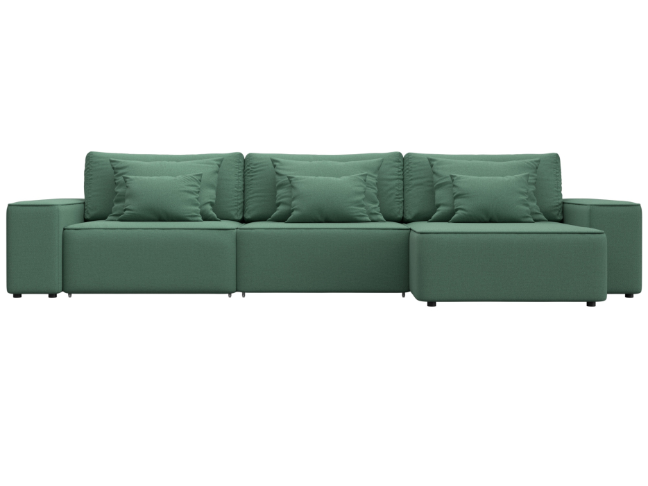 Диваны угловые в гостиную, Диван угловой Лига-074 угол универсальный, рогожка Амур