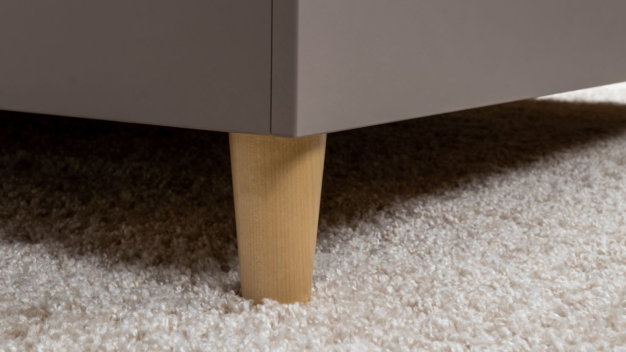 Кровати 160х200, Кровать Амьен 11.44 с П.М. белый шагрень Велюто Капучино