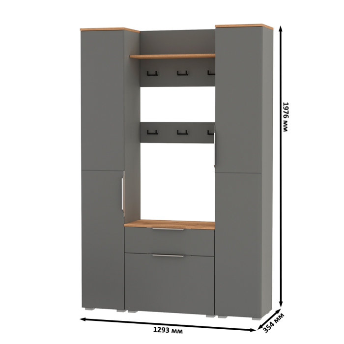 Прихожие, Мебель для маленькой прихожей Октава № 20