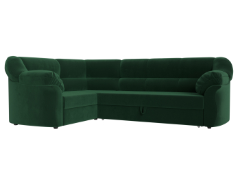 Диван угловой Карнелла левый угол, велюр