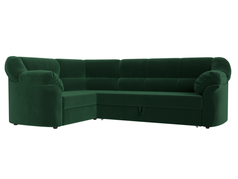 Диваны угловые в гостиную, Диван угловой Карнелла левый угол, велюр