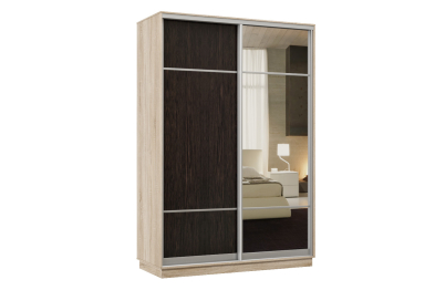 Шкаф-купе Премьер Лайт 01 (08;11) двухдверный