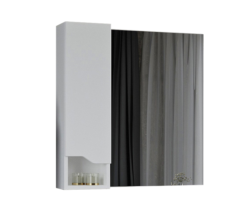 Шкафы с зеркалом, Зеркало-шкаф Francesca Avanti Венеция Неаполь 70 (левый)