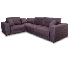 Диваны угловые в гостиную, Угловой диван-кровать Бергер велюр