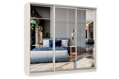 Шкаф-купе Премьер Лайт 60 (11;11;11) трехдверный