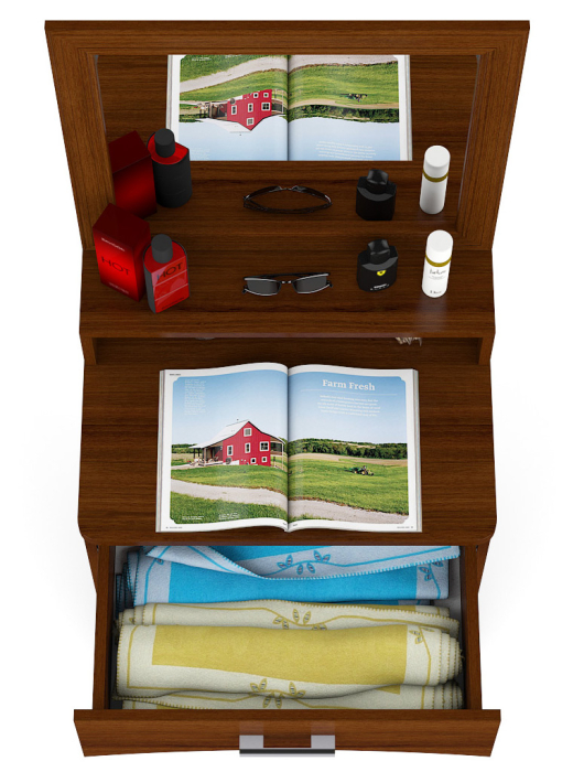 Туалетные столики, Столик туалетный с зеркалом Белла