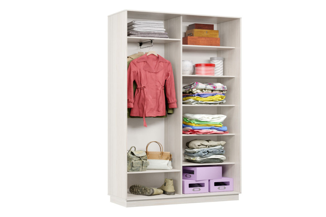 Шкафы-купе, Шкаф-купе Премьер Лайт 01 Мини (08;08) двухдверный