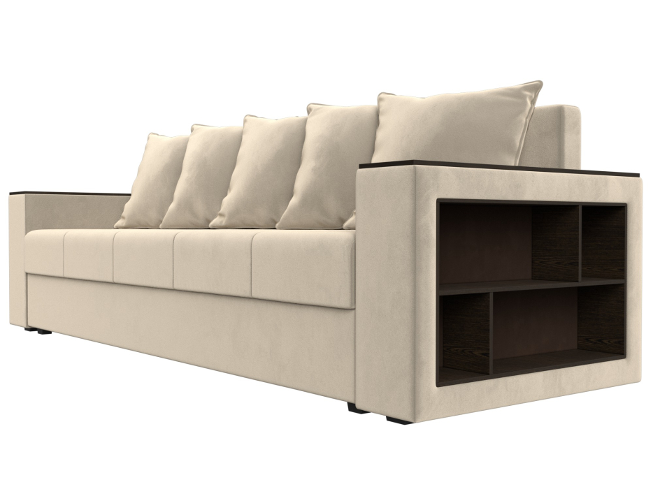 Диваны кровати со спальным местом, Диван прямой Дубай Лайт, микровельвет