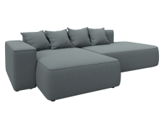 Диваны угловые в гостиную, Диван угловой Лига-065 угол левый, рогожка Амур