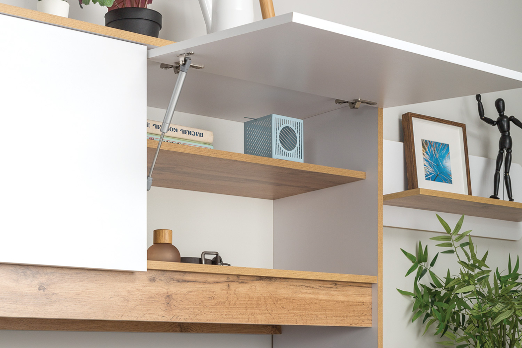 Для девочек, Кровать-стол-трансформер с пеналом и шкафом Вуди № 43.