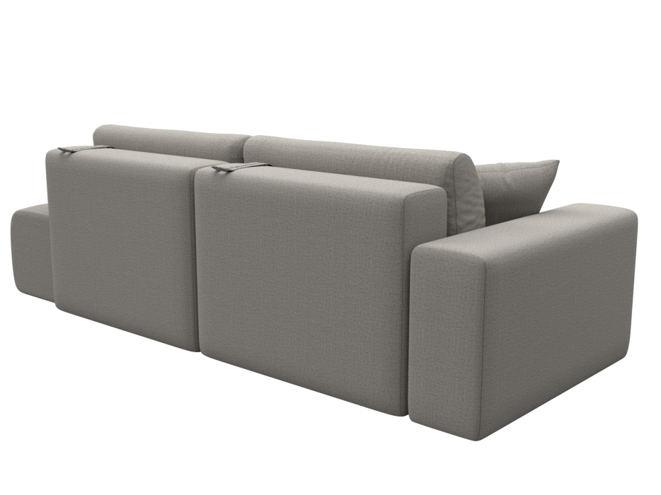 Диваны еврокнижки, Диван прямой Лига-036 НПБ Модерн подлокотник слева, рогожка Амур