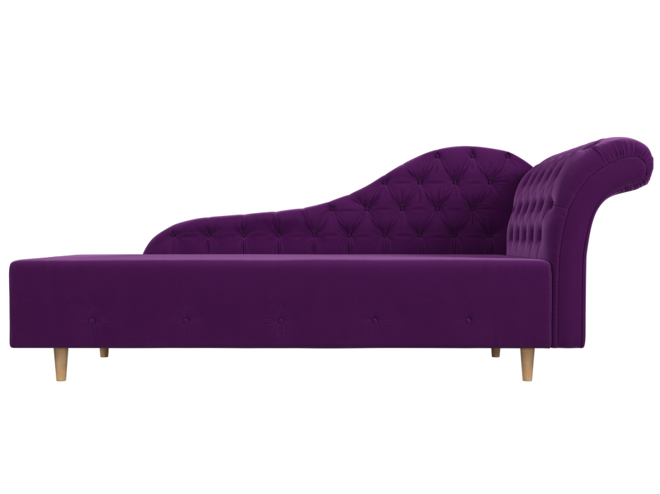 Кушетка диван, Кушетка Камерон правая, микровельвет