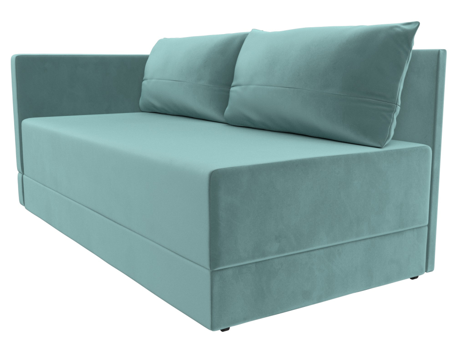 Кушетка диван, Кушетка Никас левая, велюр