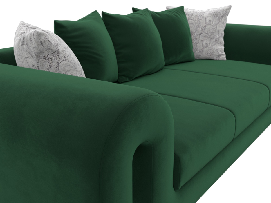 Диваны прямые кухонные, Диван прямой Волна, велюр