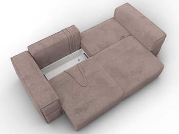 Диван прямой Лига-058 НПБ, велюр TOWER