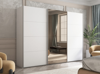 Шкаф-купе Эста ДСП+Зеркало+ДСП 270х66х240