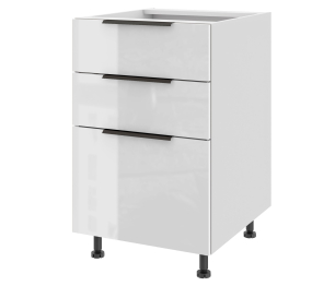 Тумба напольная с 3-мя ящиками Тандембокс 50 х 82 см Коктейль