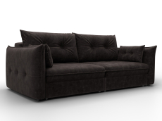 Диваны еврокнижки, Диван прямой Лига-100 НПБ, велюр BRUT