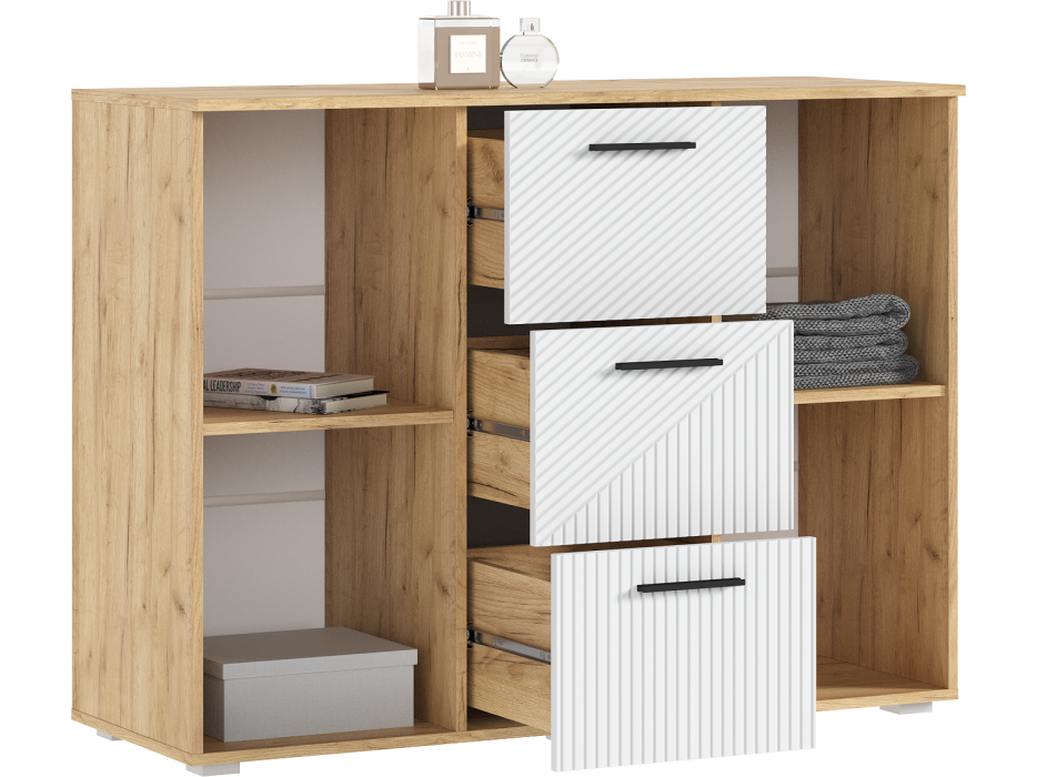 Комоды, Комод Сильвия 1200 3 ящика/2 двери