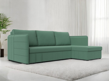 Угловой диван Слим правый угол, рогожка Амур