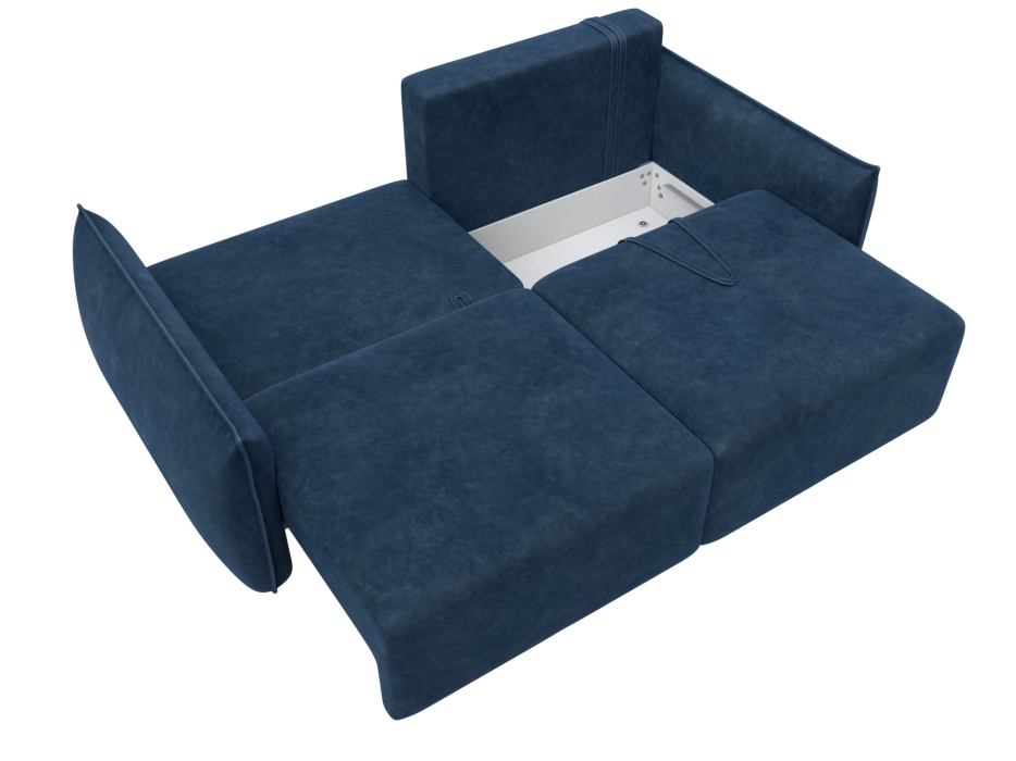 Диваны еврокнижки, Диван прямой Лига-051 НПБ, велюр BRUT