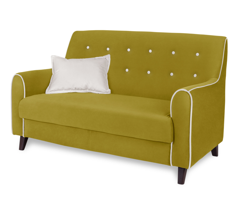 Дизайнерские диваны для гостиной, Диван прямой нераскладной Муссон, микровелюр