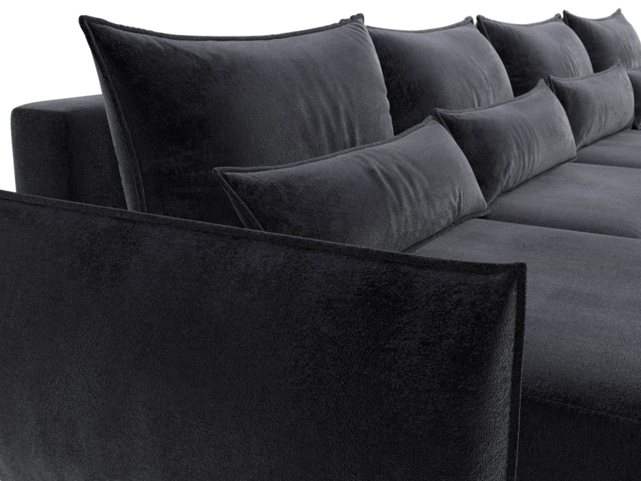 Диваны еврокнижки, Диван П-образный Лига-051 НПБ Лонг, велюр TOWER