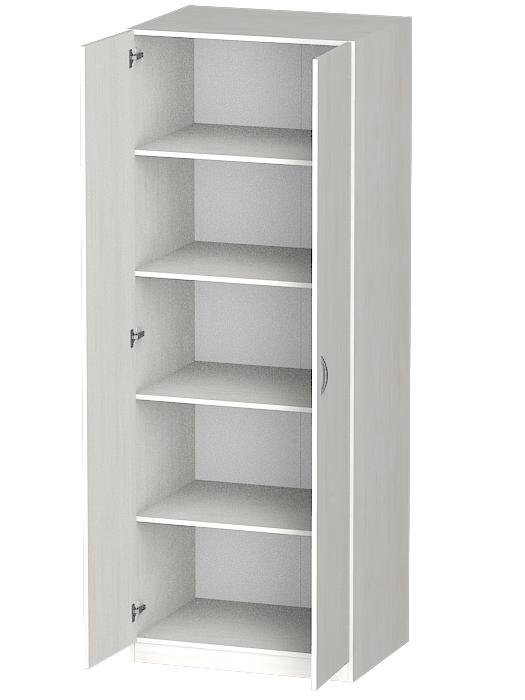 Для одежды, Распашной шкаф Лайф с полками 80*60*215 Северное дерево