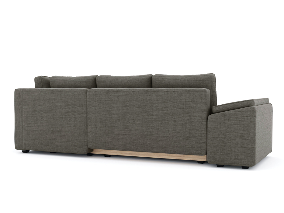 Диваны угловые в гостиную, Диван-кровать угловой Хавьер  ПБ еврокнижка, рогожка Люкс