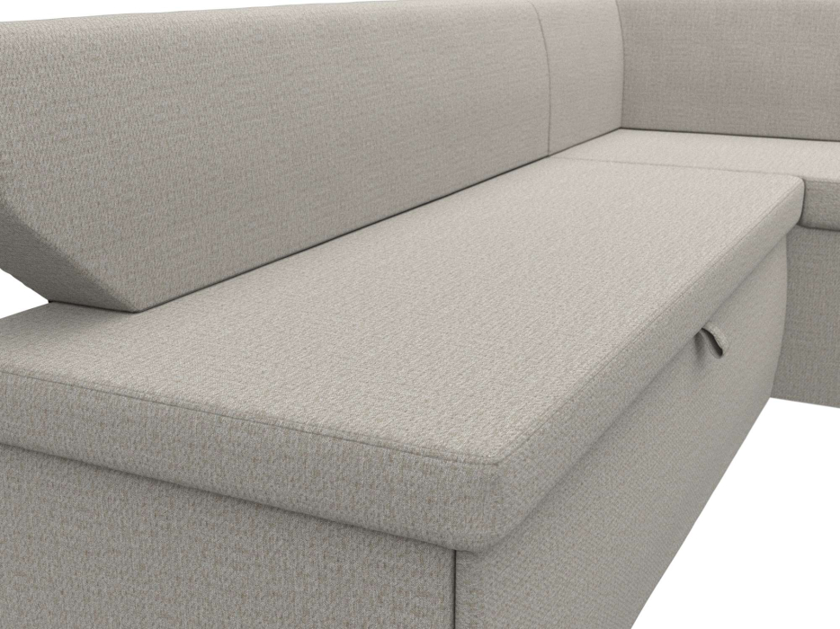 Кухонные уголки, Диван кухонный угловой Омура правый угол, рогожка Амур 