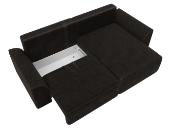 Диван угловой Лига-048 НПБ, велюр BRUT