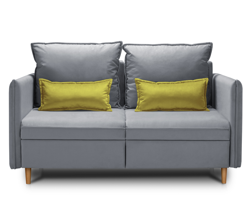 Дизайнерские диваны для гостиной, Диван кровать Оливер 120, микровелюр