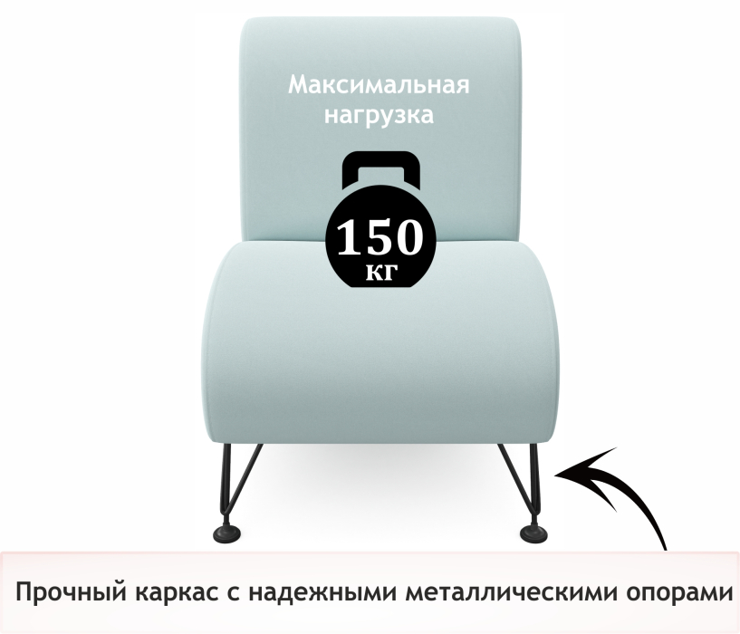Мягкая мебель, Мягкое дизайнерское кресло Pati для отдыха