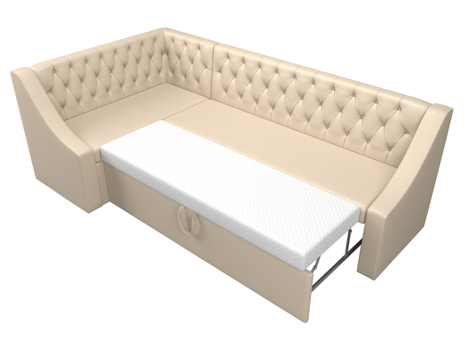 Диваны угловые кухонные, Кухонный угловой диван Мерлин левый угол экокожа