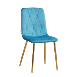 Стул Barcelona Romb Gold, велюр